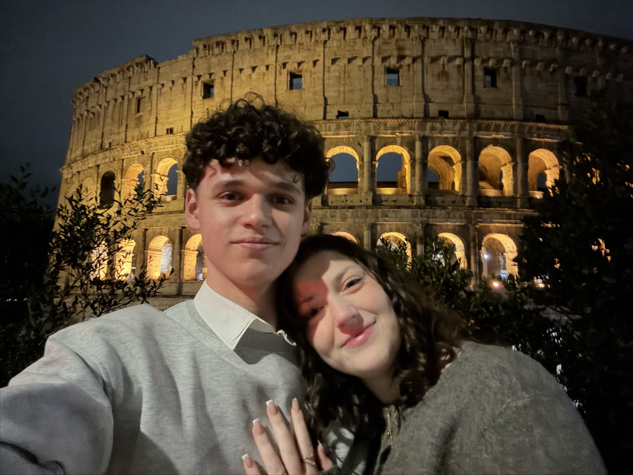 Colisée au coucher du soleil